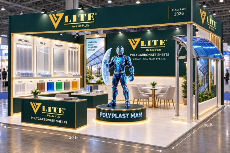 Alternative concept: central Polyplast Man character display. Not used in the main model.